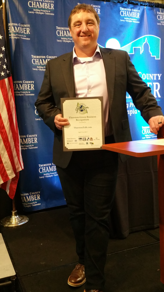 Green Business Award Thurston County Chamber NorthAmericaTalk
